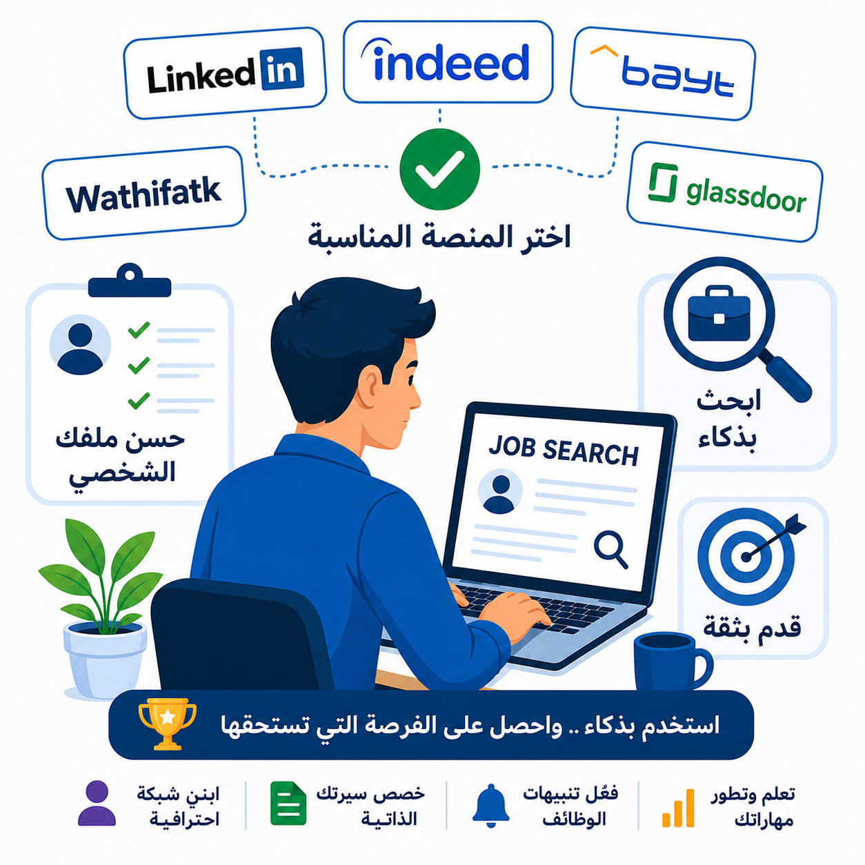 أشهر منصات التوظيف في السعودية وكيف تستخدمها بذكاء للدخول إلى سوق العمل