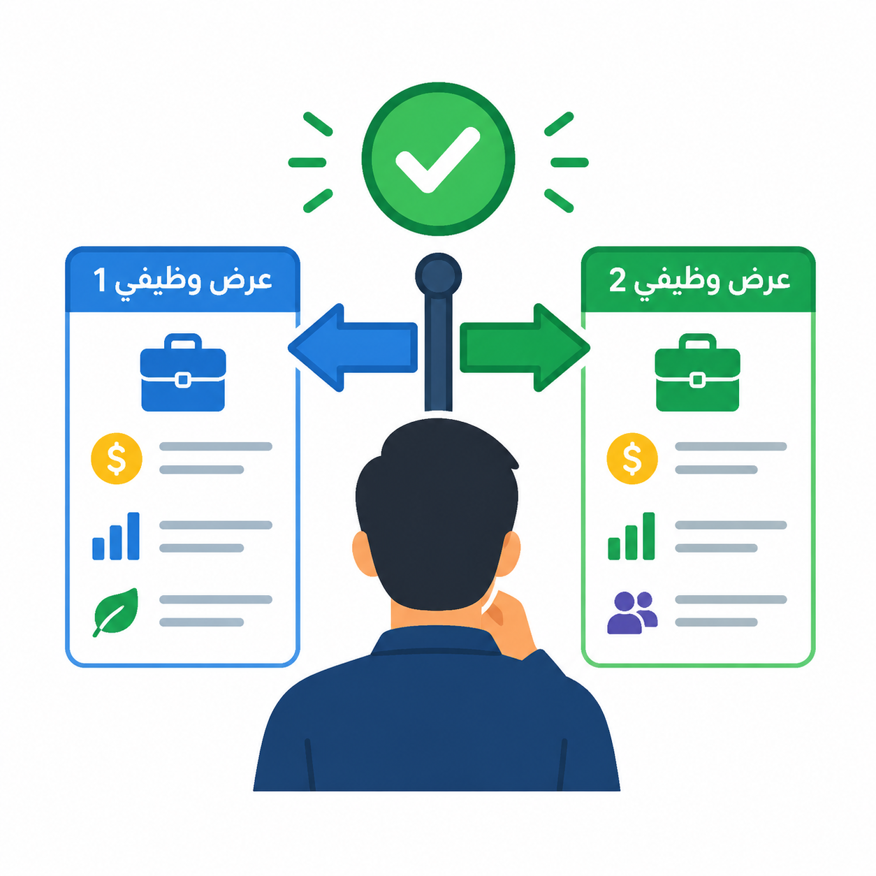 كيف تحسم قرارك المهني عندما تحصل على أكثر من عرض وظيفي؟