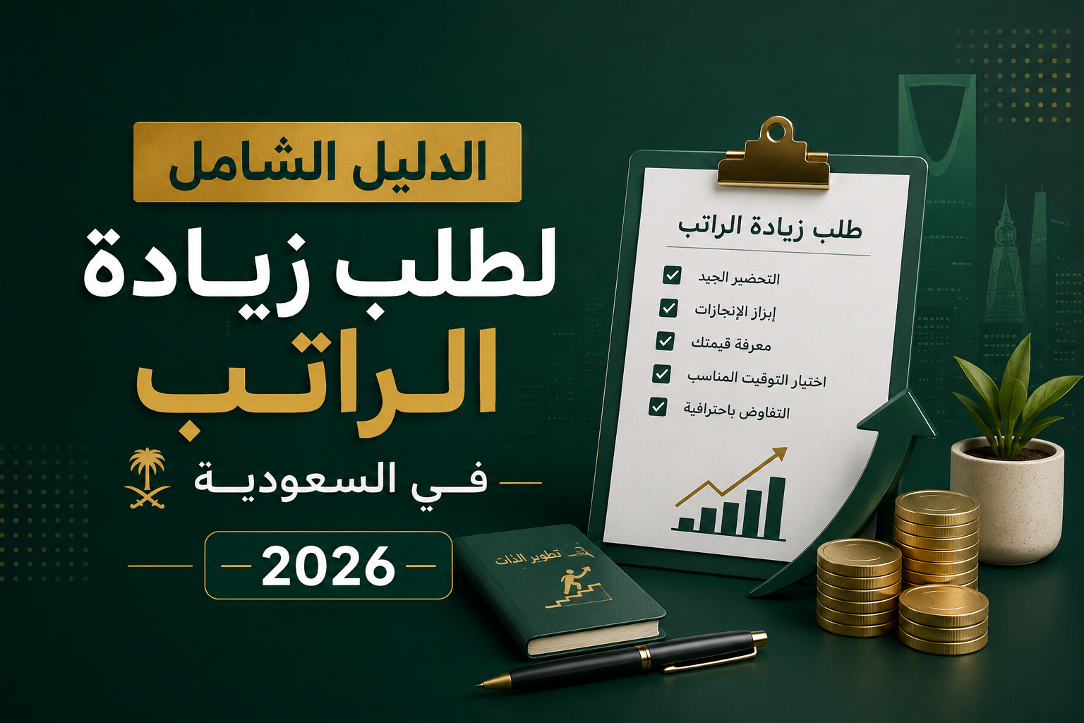 الدليل الشامل لطلب زيادة الراتب في السعودية 2026